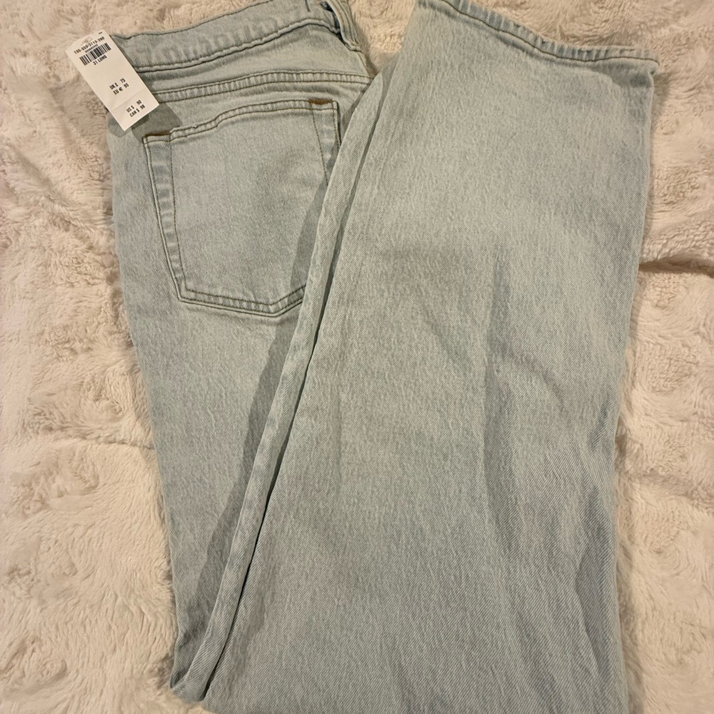 Abercrombie & Fitch Light Blue Straight Leg Jeans